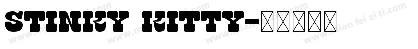 Stinky Kitty字体转换